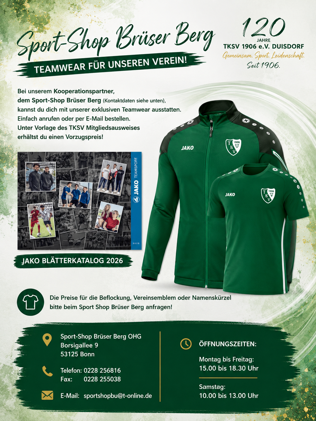 Teamwear für den TKSV